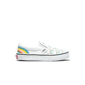 Kid'S Classic Slip-On 'Rad Rainbow' Statement Footwear Essential Footwear