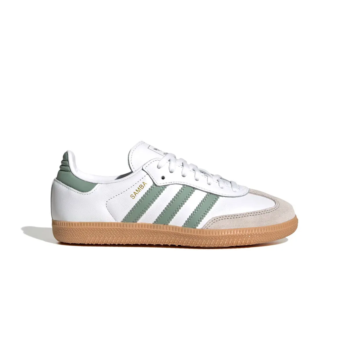Kids Samba Og 'Cloud White Silver Green' Smart Casual Footwear