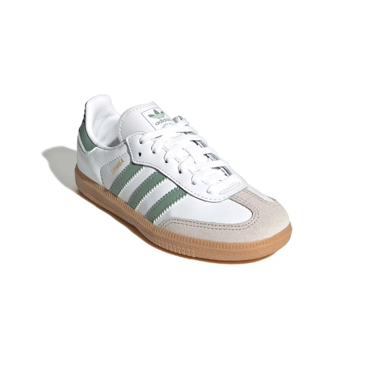 Slip On Shoes Kids Samba Og 'Cloud White Silver Green'