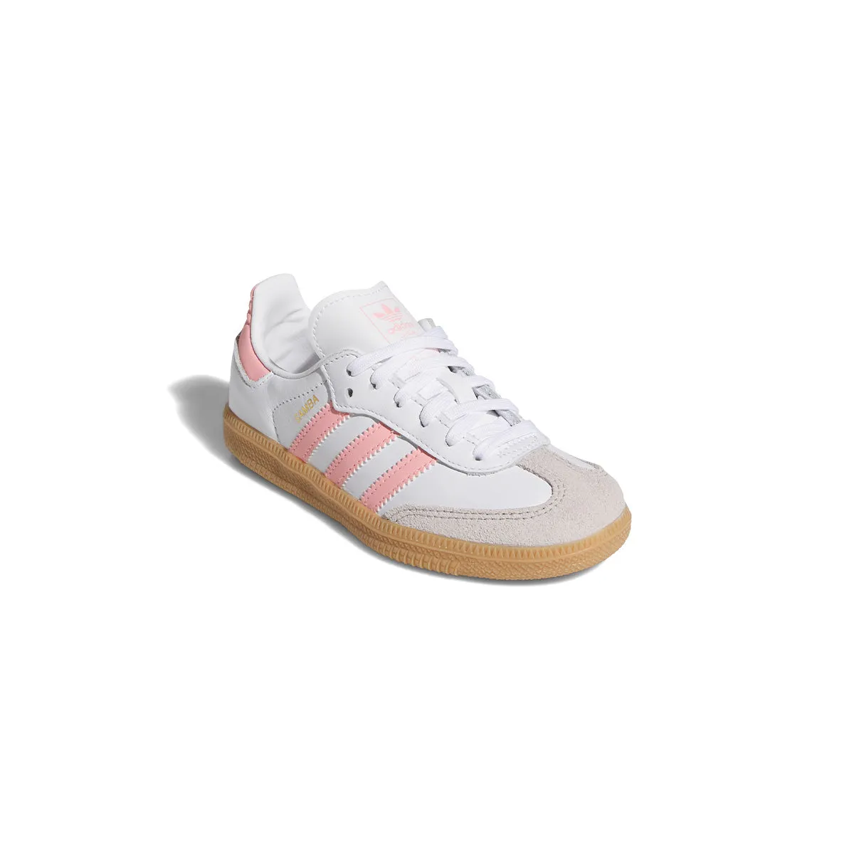 Kids Samba Og 'White Semi Pink Spark' Minimalist Shoes Odor Resistant