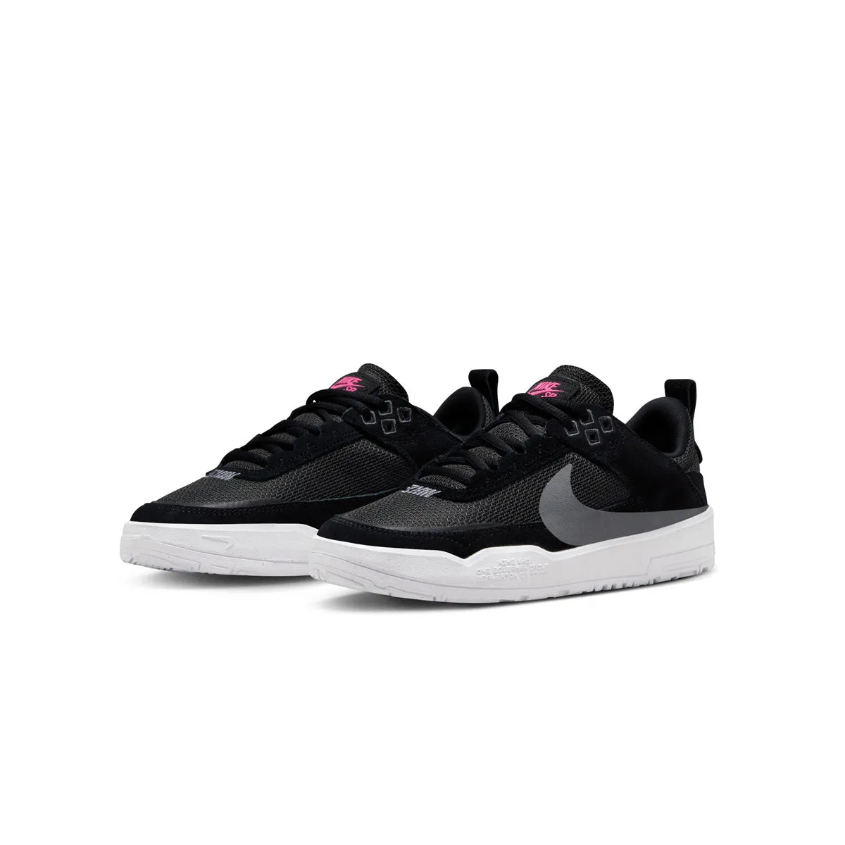 Kids Sb Day One 'Black' Leather Shoes Timeless