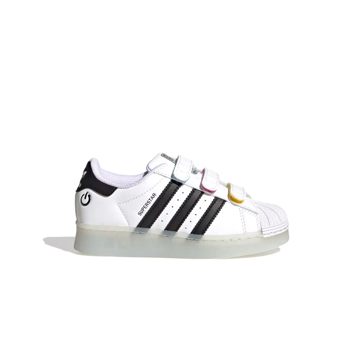 Kids Superstar 360 Led 'Cloud White Core Black' Lightweight Shoes Arch Support
