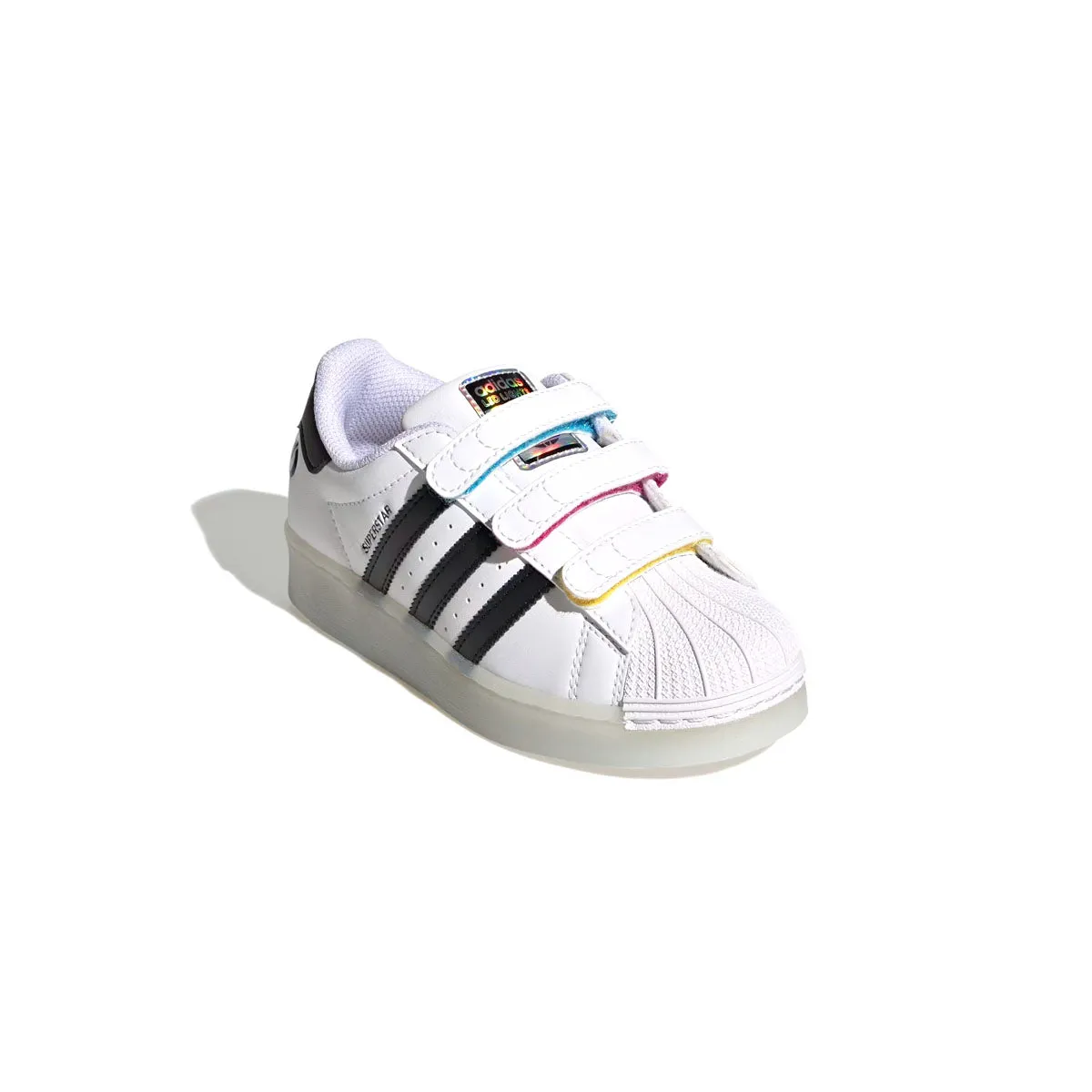 Kids Superstar 360 Led 'Cloud White Core Black' Orthotic Friendly