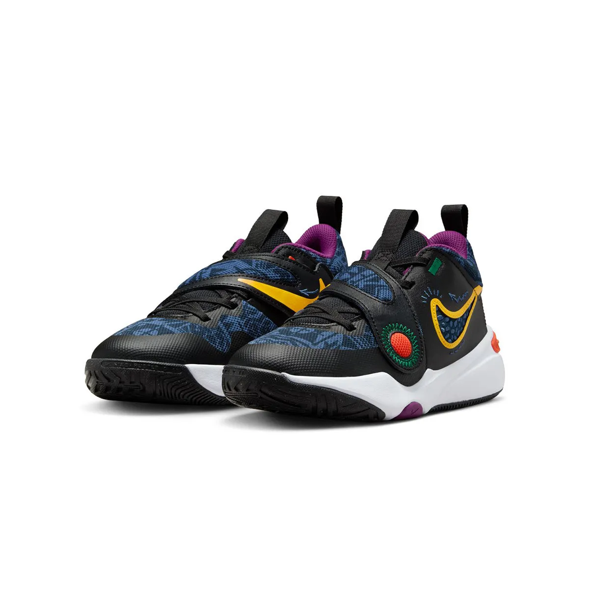 Flexible Durable Kids Team Hustle D 11 Se 'Mystic Navy'