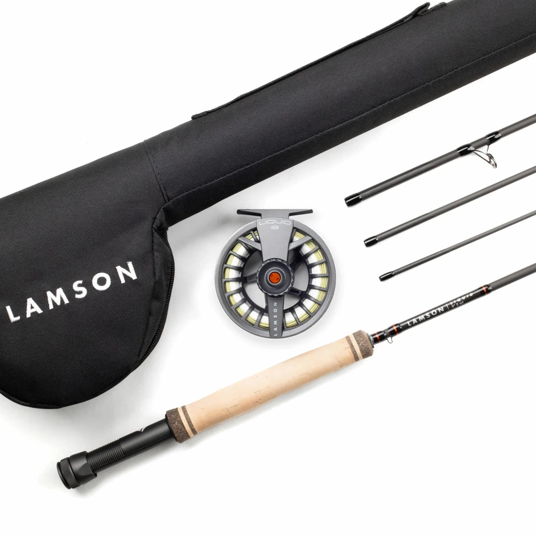 Lamson Liquid Outfit W/ Fly Line, Leader, and Backing