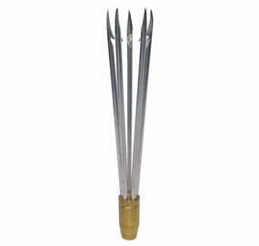 Land & Sea Brass 5 Barb Cluster Head