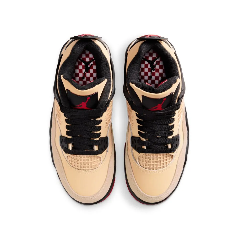 Kids Air Jordan 4 Retro 'Pizza' Cloud Comfort Durable