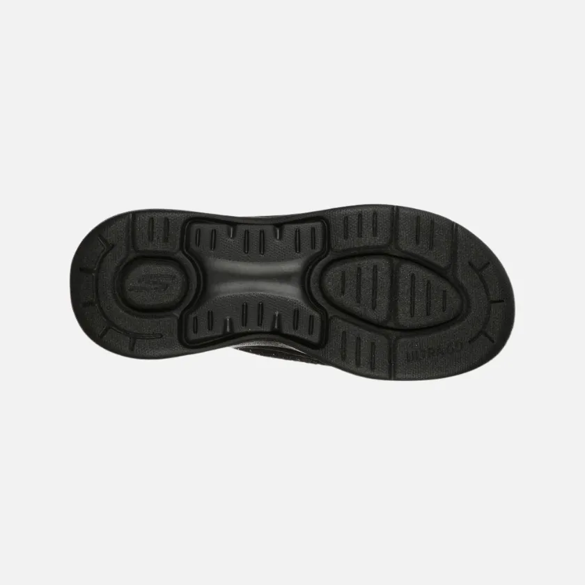 Skechers Go Walk Arch Fit -Dazzle Women'S Slide -Black Flat Feet Shoes