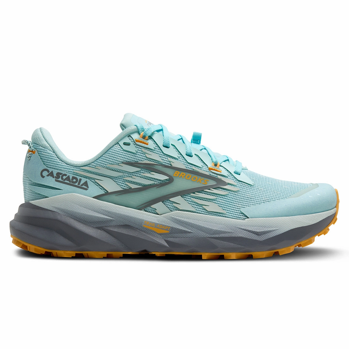 Brooks Cascadia 19 Womens | Clearwater/Primer Grey/Apricot Chic Footwear Streetwear Footwear