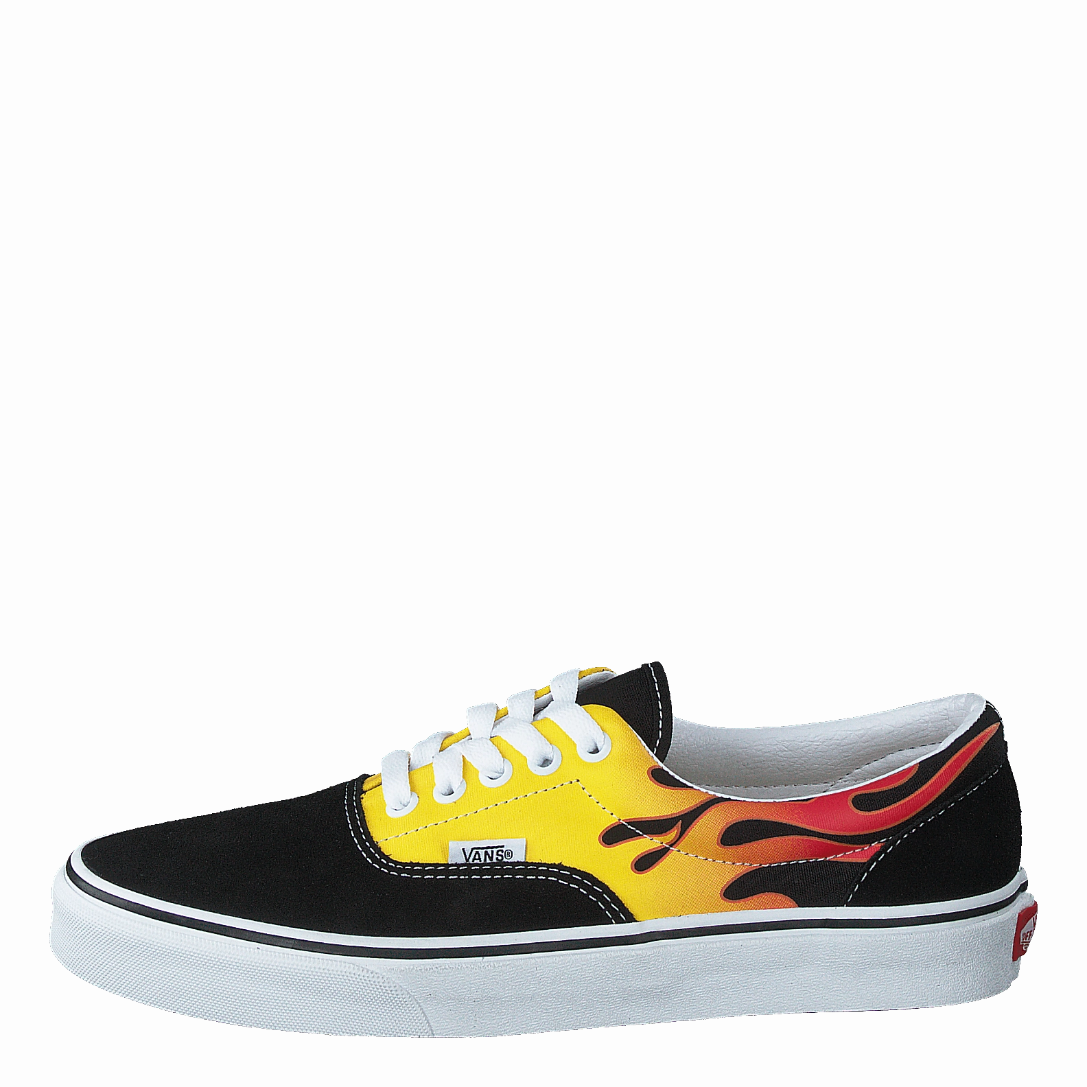 Ua Era (Flame) Black/True White Slip Resistant