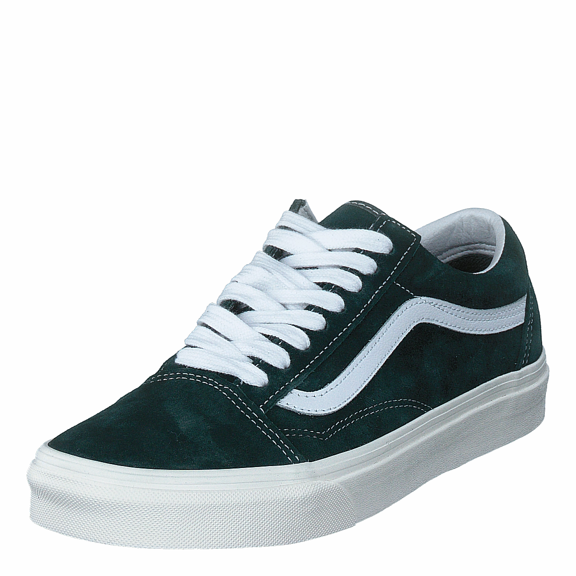 Ua Old Skool (Pig Suede)Jnglgrn/Snwwht Classic Sneakers Moisture Wicking