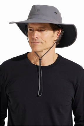 Leo Shapeable Wide Brim Hat | Carbon/Black