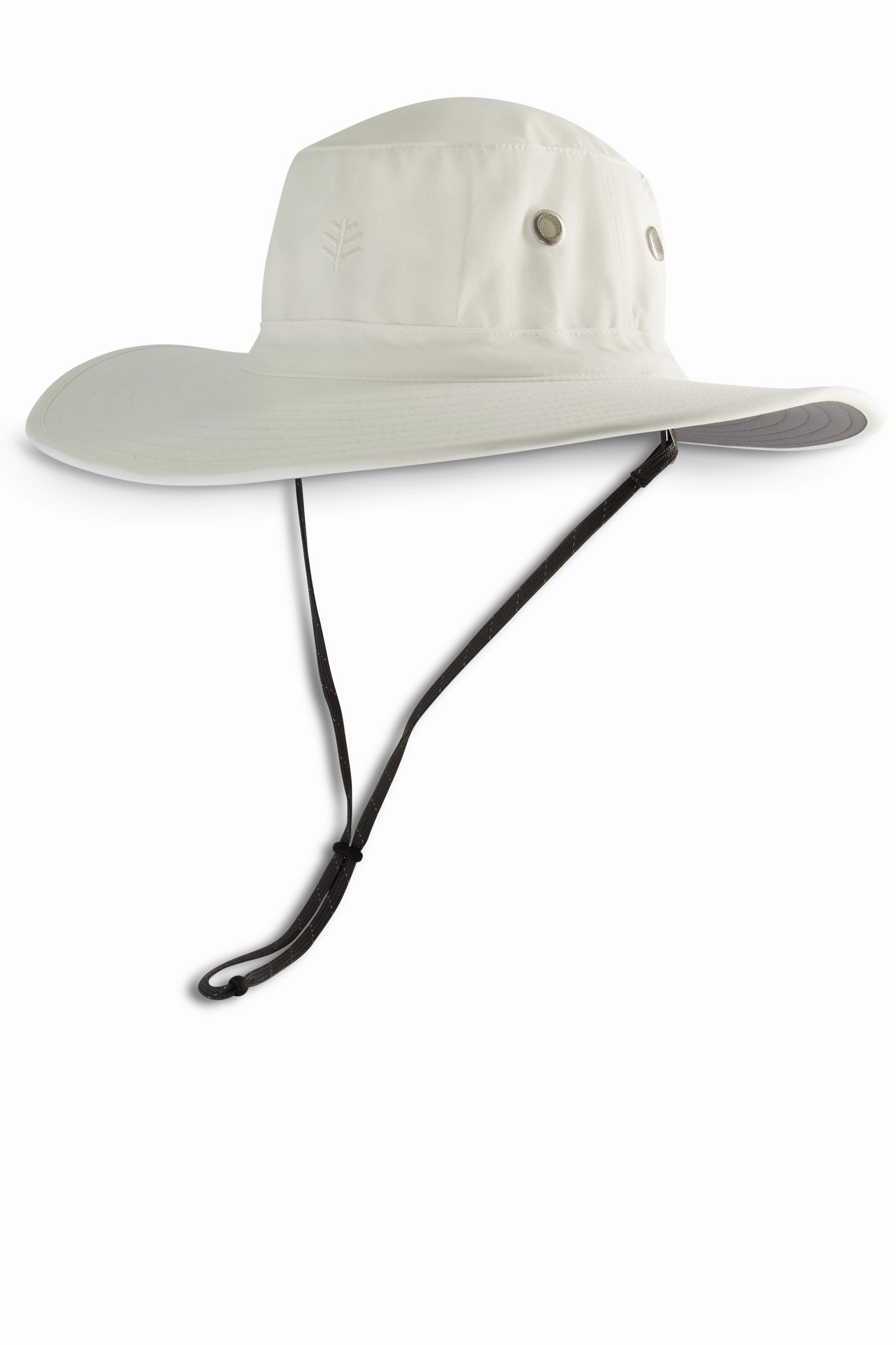 Leo Shapeable Wide Brim Hat | White/Carbon