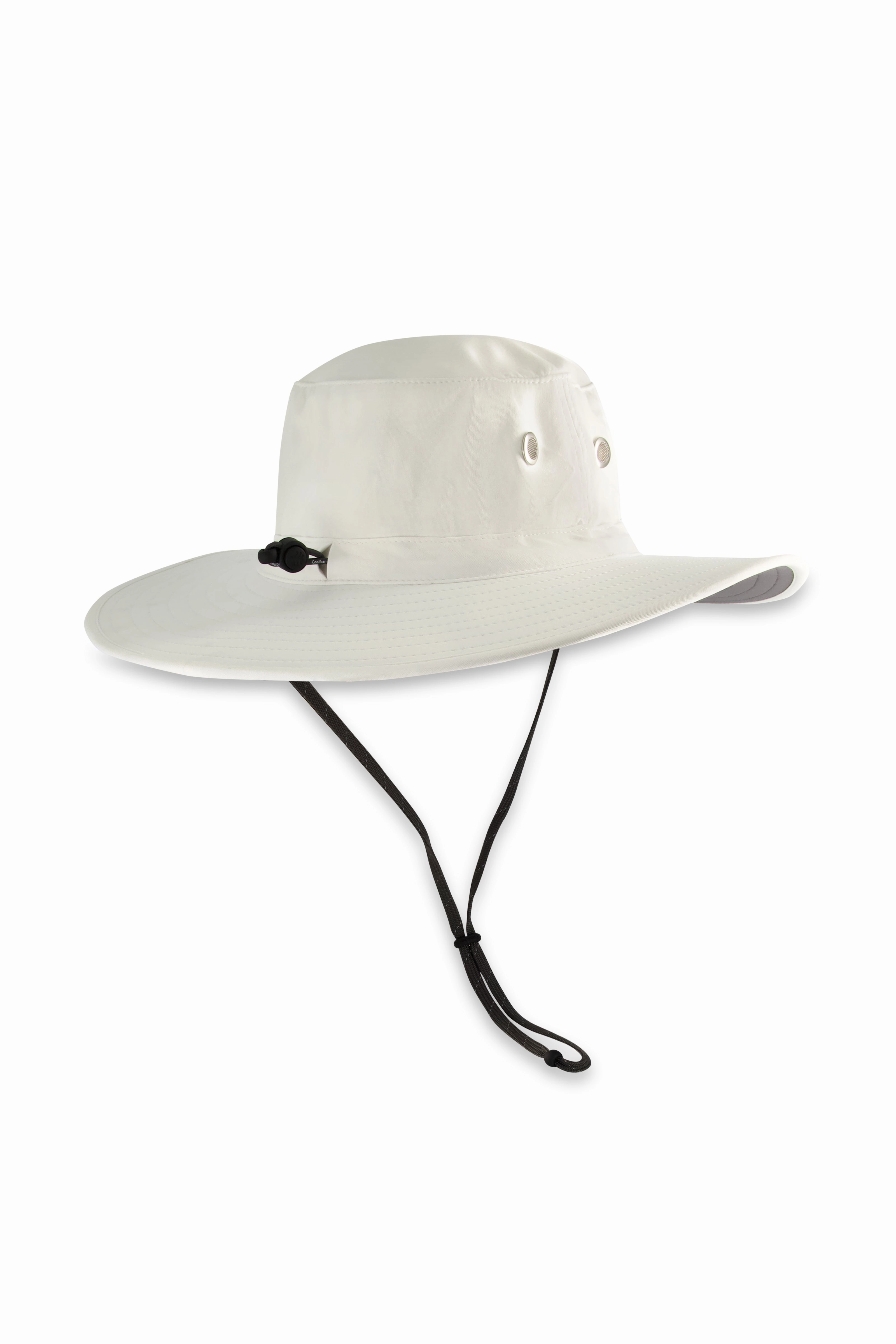 Leo Shapeable Wide Brim Hat | White/Carbon