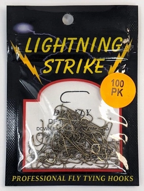 Lightning Strike DF1 Dry Fly Hook 100 Pack