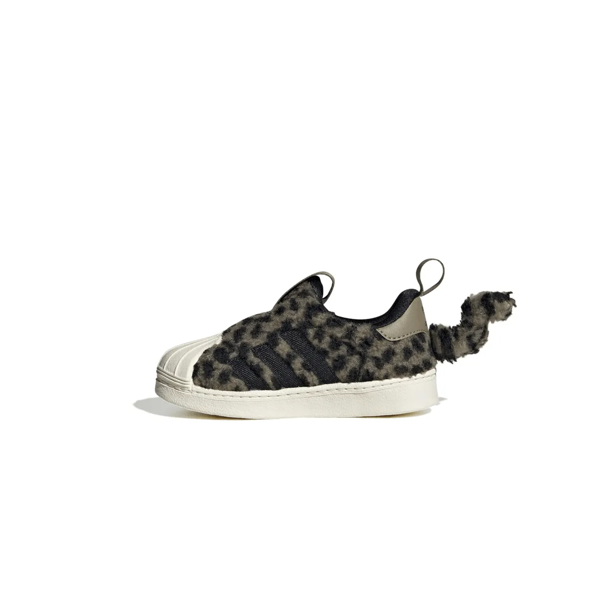 Memory Foam Slip On Shoes Kid'S Superstar 360 'Leopard'