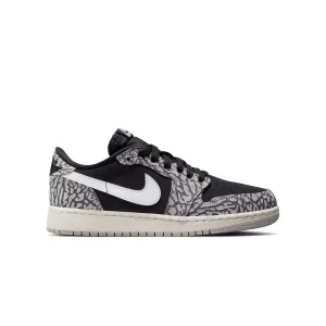 Streetwear Footwear Kid'S Air Jordan 1 Retro Low Og 'Black Elephant'