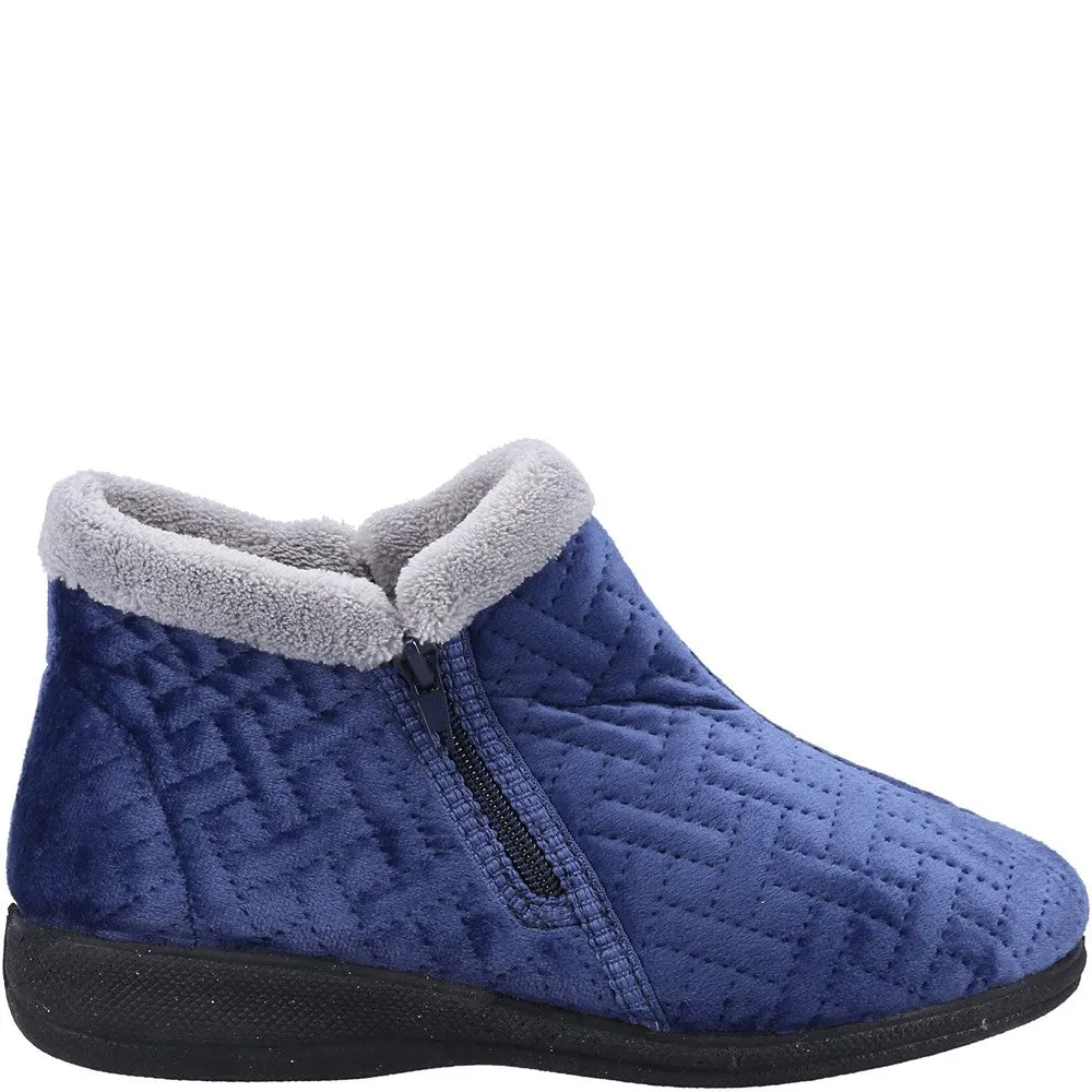 Wide Fit Fleet & Foster Perendale Slippers