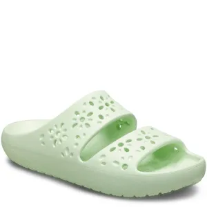 Crocs Unisex Classic Floral Cut Out Sandal Daylong Comfort