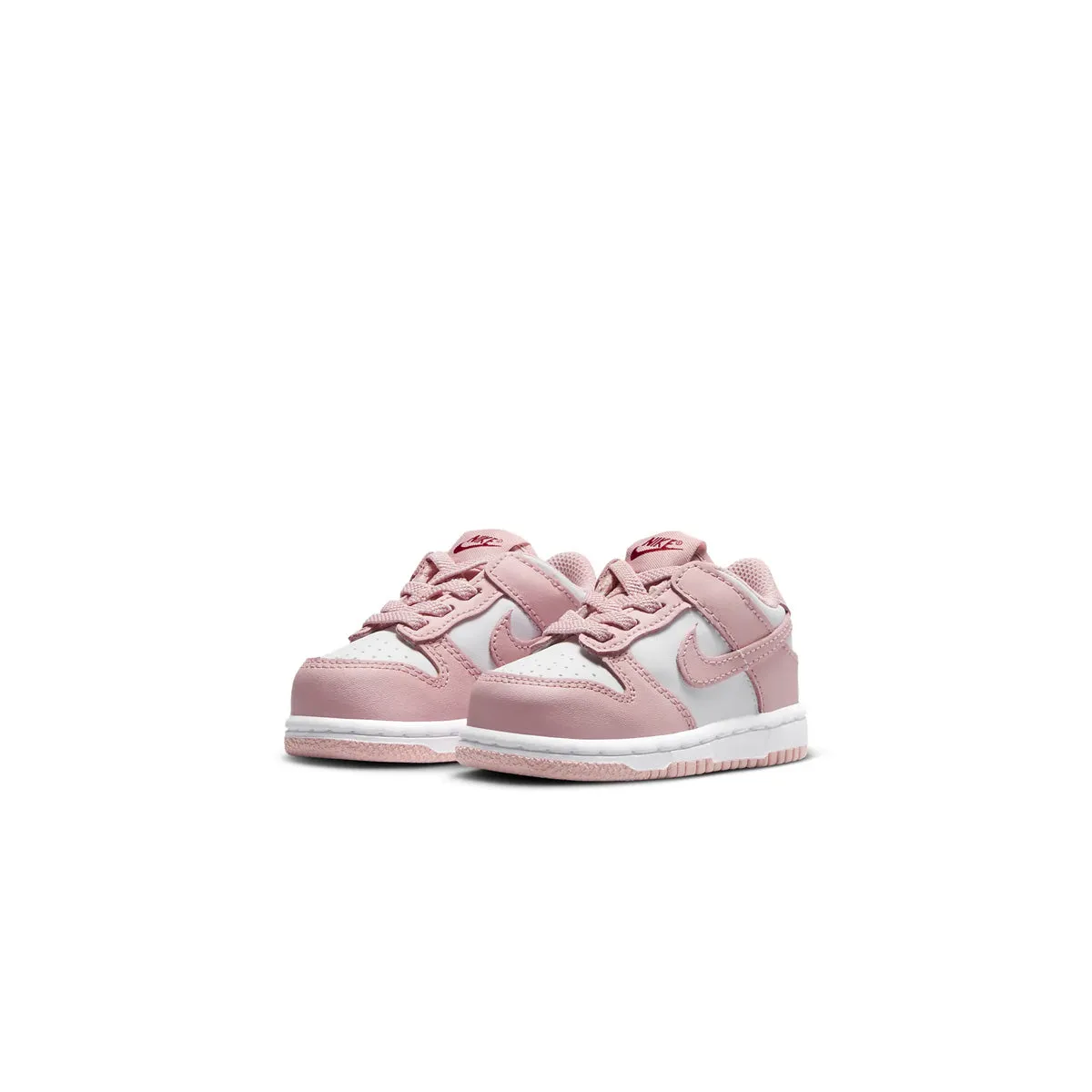 Toddlers Dunk Low 'White Pink Glaze' Statement Footwear