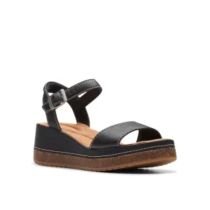 Urban Rugged Women'S Clarks Kassanda Lily  Strappy Wedge Sandals For Style & Comfort