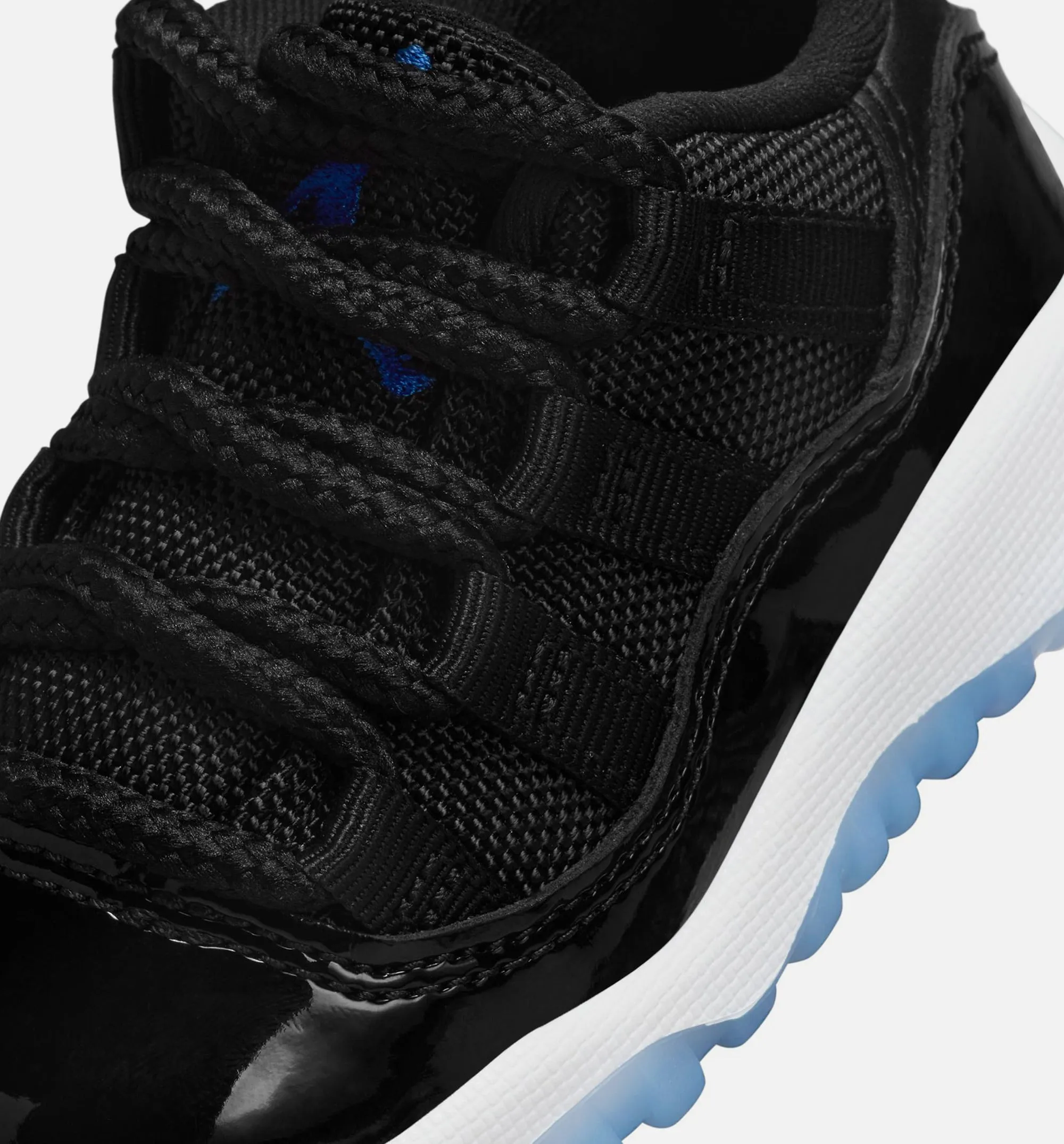 Shock Absorbing Air Jordan 11 Retro Low Black And Varsity Royal Infant Toddler Lifestyle Shoe - Black/Varsity Royal/White