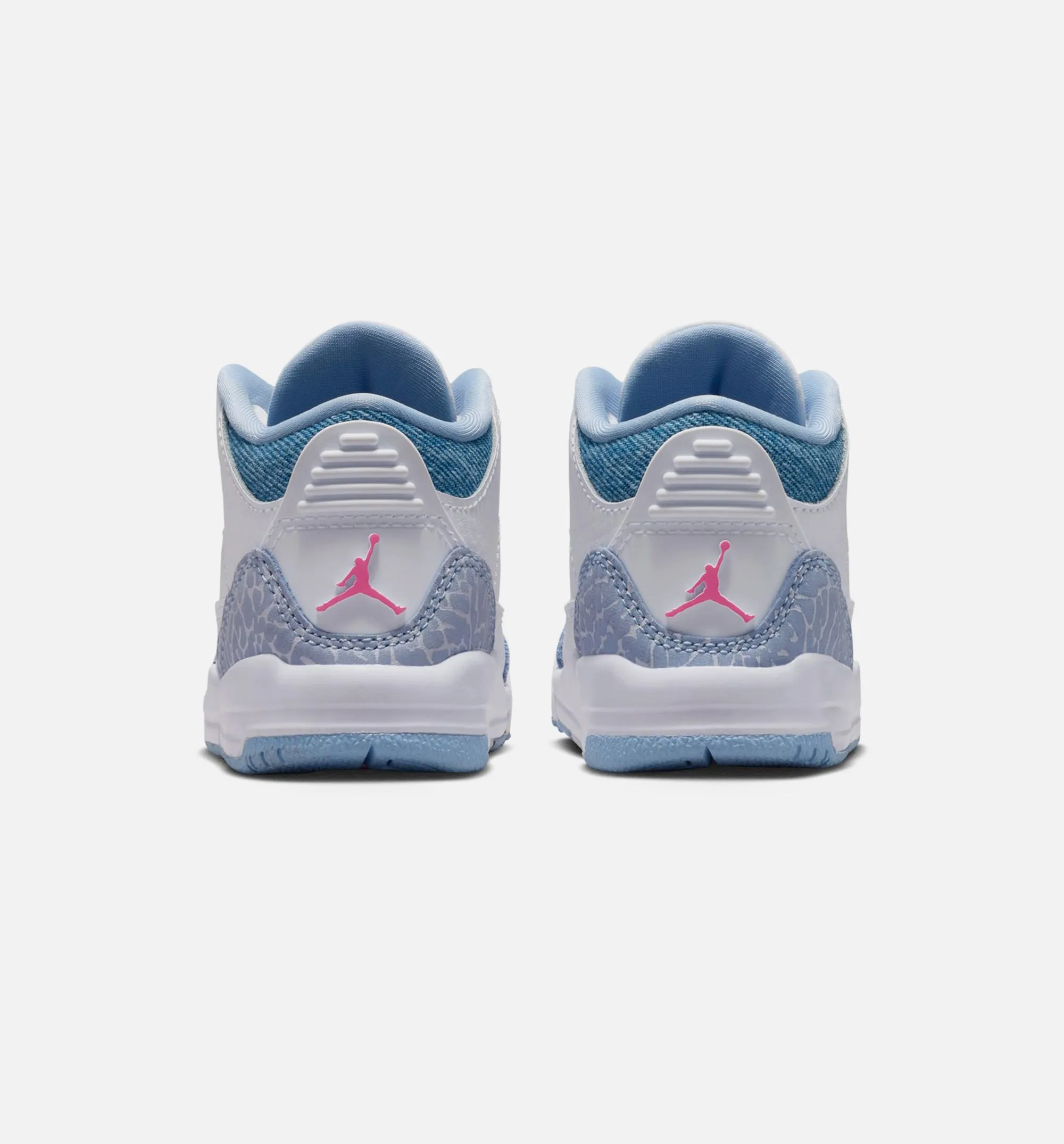 All Day Support Air Jordan 3 Retro Cobalt Bliss Infant Toddler Lifestyle Shoe - White/Cobalt Bliss/Football Grey/Pink Glow