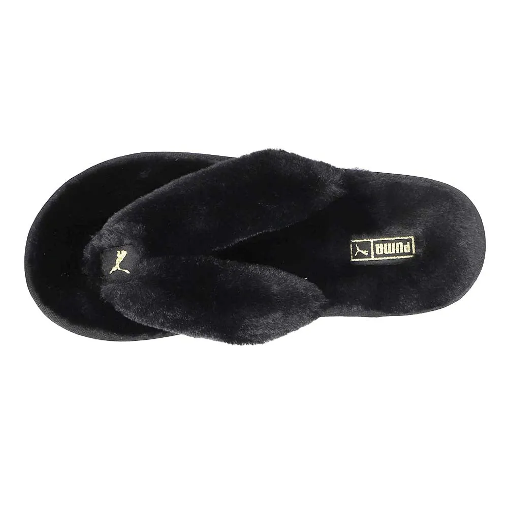 Sustainable Shoes Canvas Shoes Fluff Flip Flop Slippers