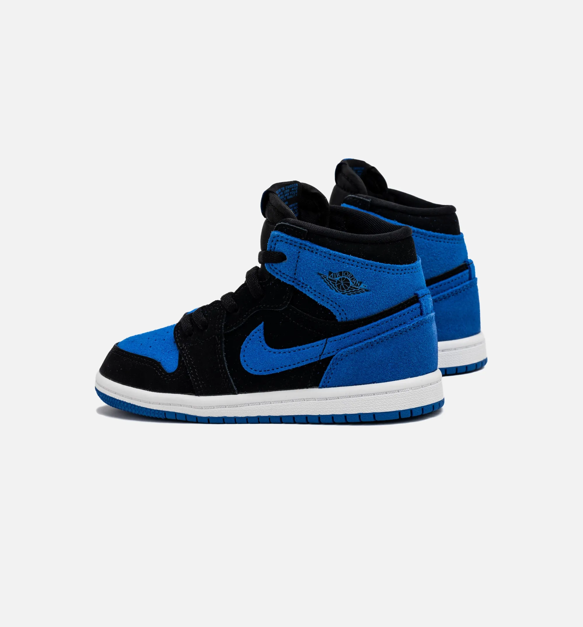 Air Jordan 1 Retro High Og Royal Reimagined Infant Toddler Lifestyle Shoe - Black/Royal Blue/White Free Shipping Premium Comfort Orthotic Friendly
