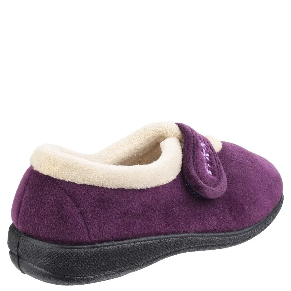 Quick Dry Fleet & Foster Capa Touch Fastening Memory Foam Slipper