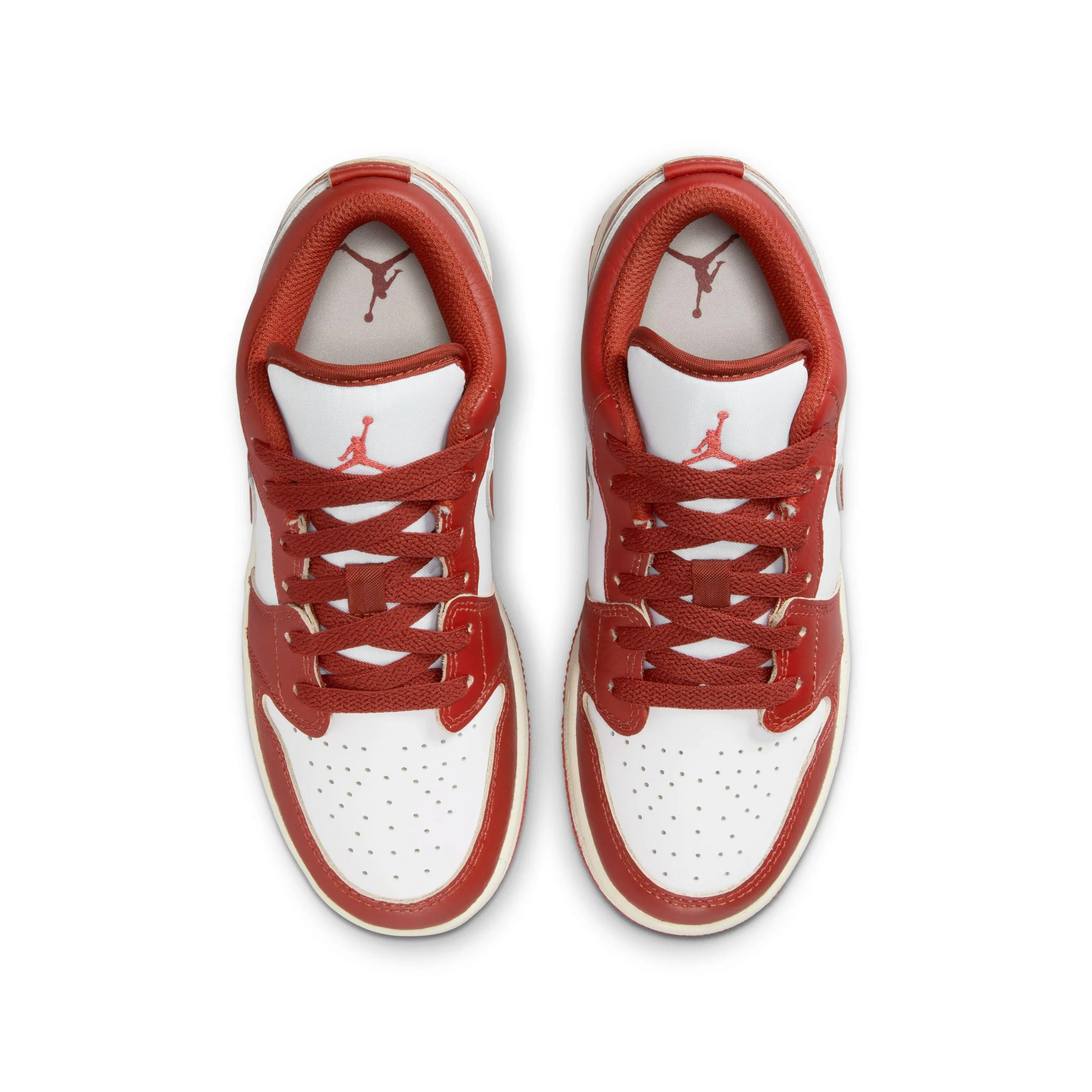 Kids Air Jordan 1 Low Se 'Dune Red' Classic Footwear Non Slip