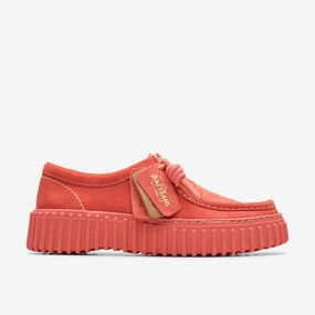 Clarks | Casual Shoes | Women | Torhill Bee Coral Suede Functional Footwear