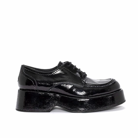 Pons Quintana | Women'S Derby Shoes | Flipper Black Napa Lc | Black All Day Support