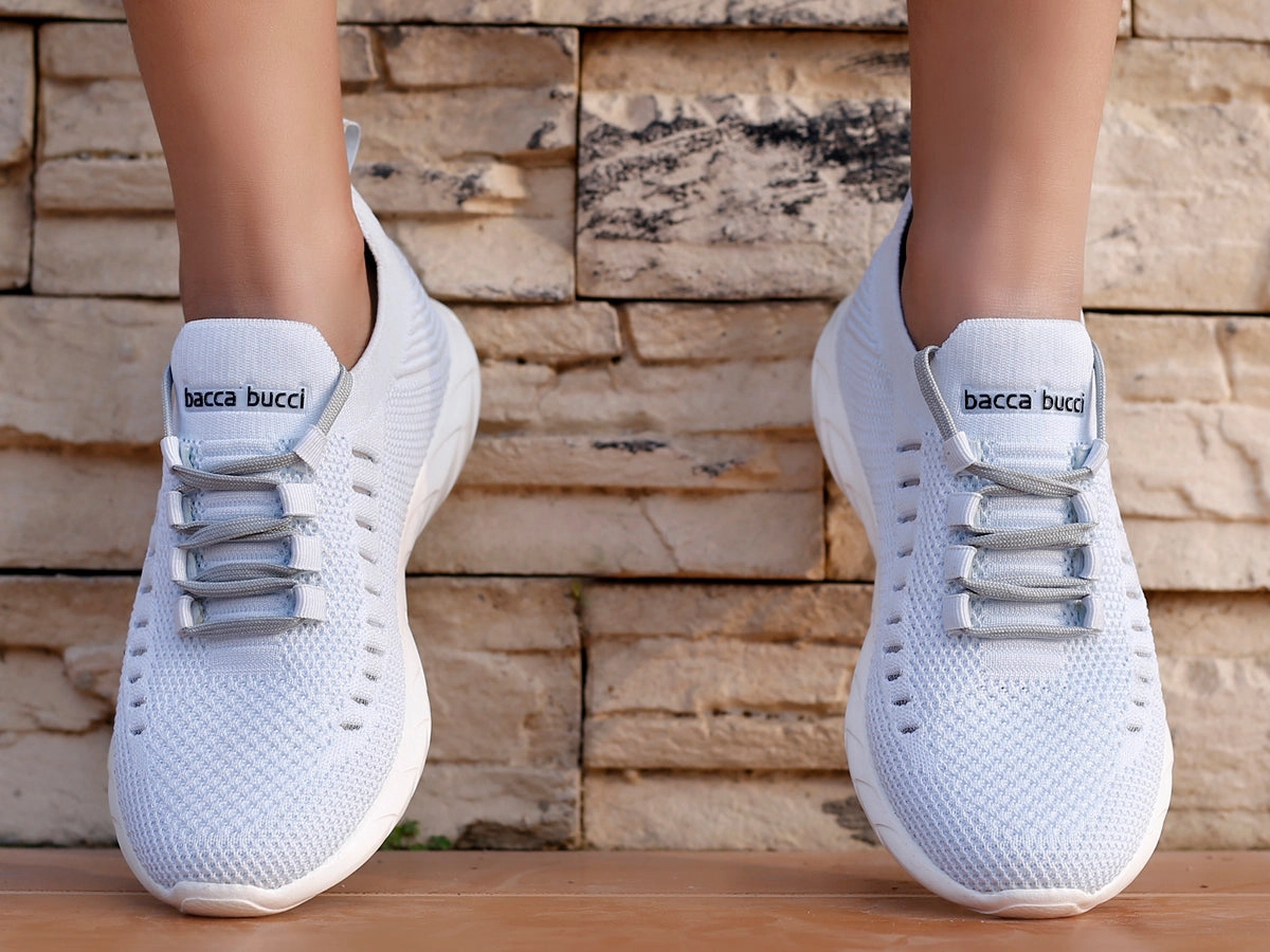 Eco Friendly Everyday Footwear Bacca Bucci Fishjet Women Walking Shoes | Sky Blue Women Shoes For Gym, Training & Running