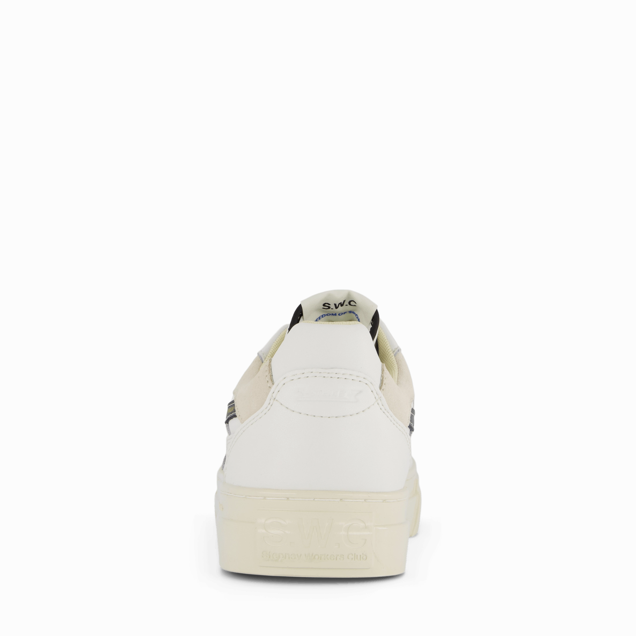 Pearl S-Strike Leather Wht/Blk Quick Dry Fashion Footwear