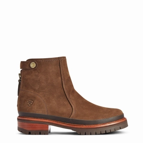 Ariat Womens Leighton Waterproof Boot Barley Brown Supportive Eco Friendly