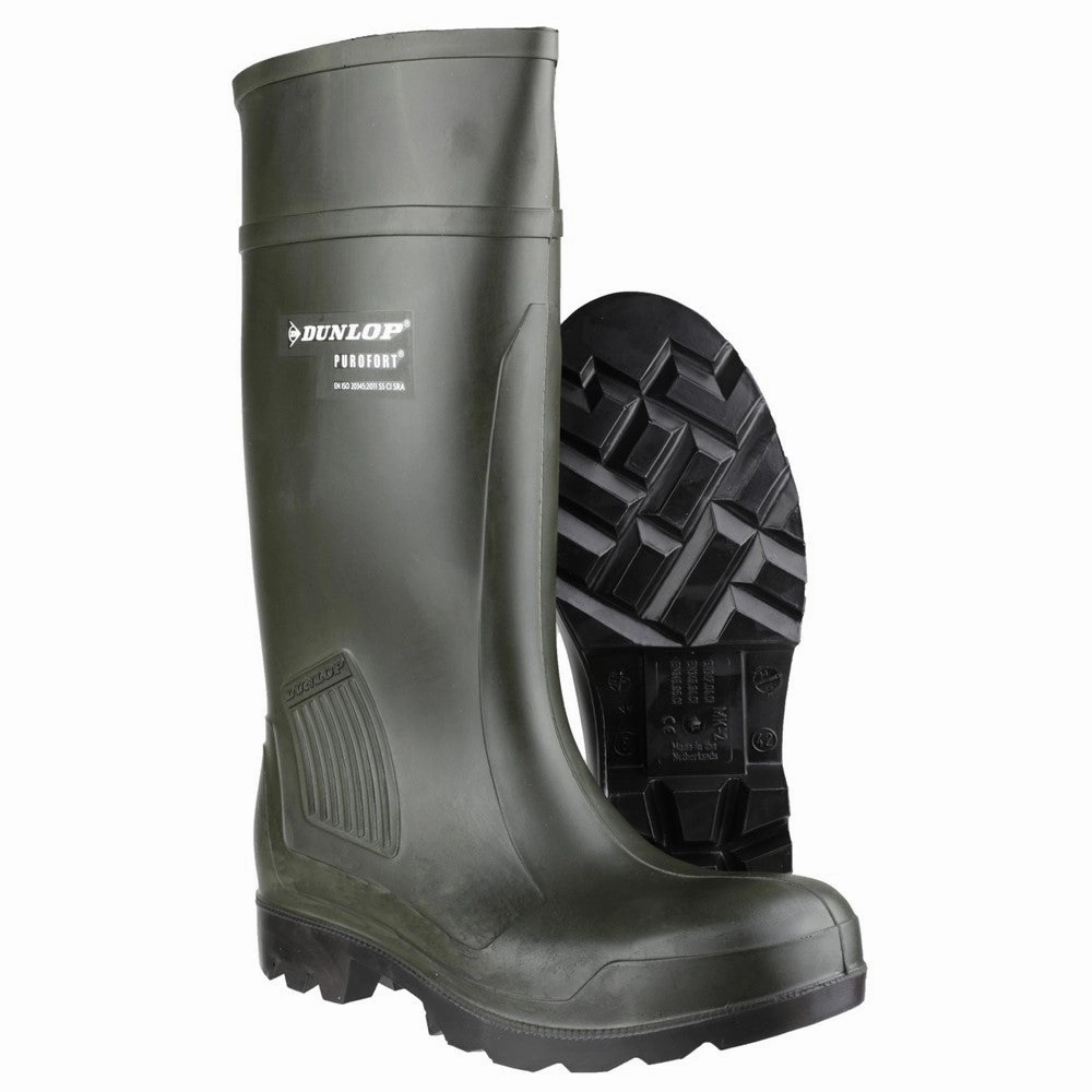 Dunlop Purofort?Professional Full Safety Wellington Wide Fit Casual Footwear