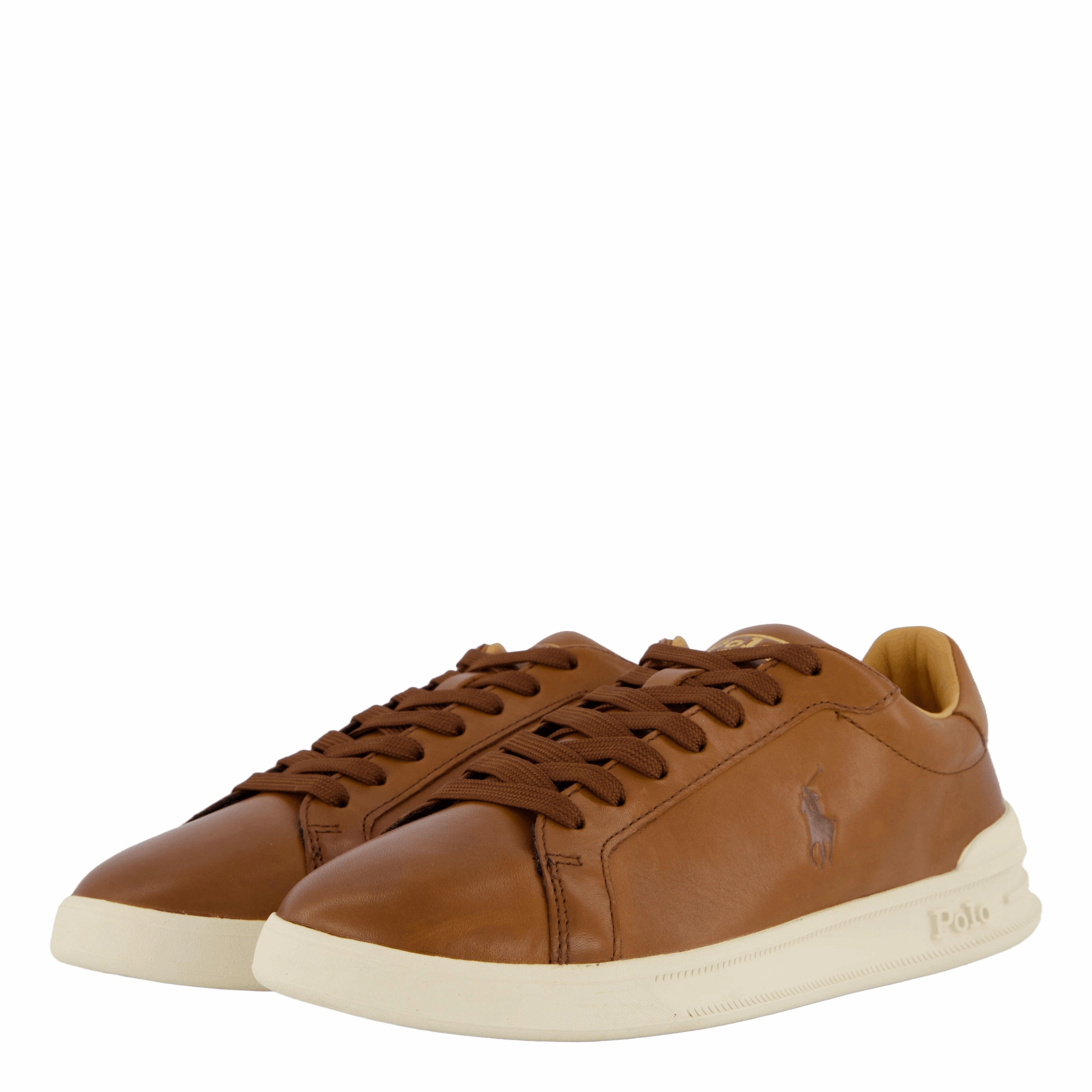 Heritage Court Ii Leather Sneaker Polo Pale Russet Slip Resistant Work Comfort Technology