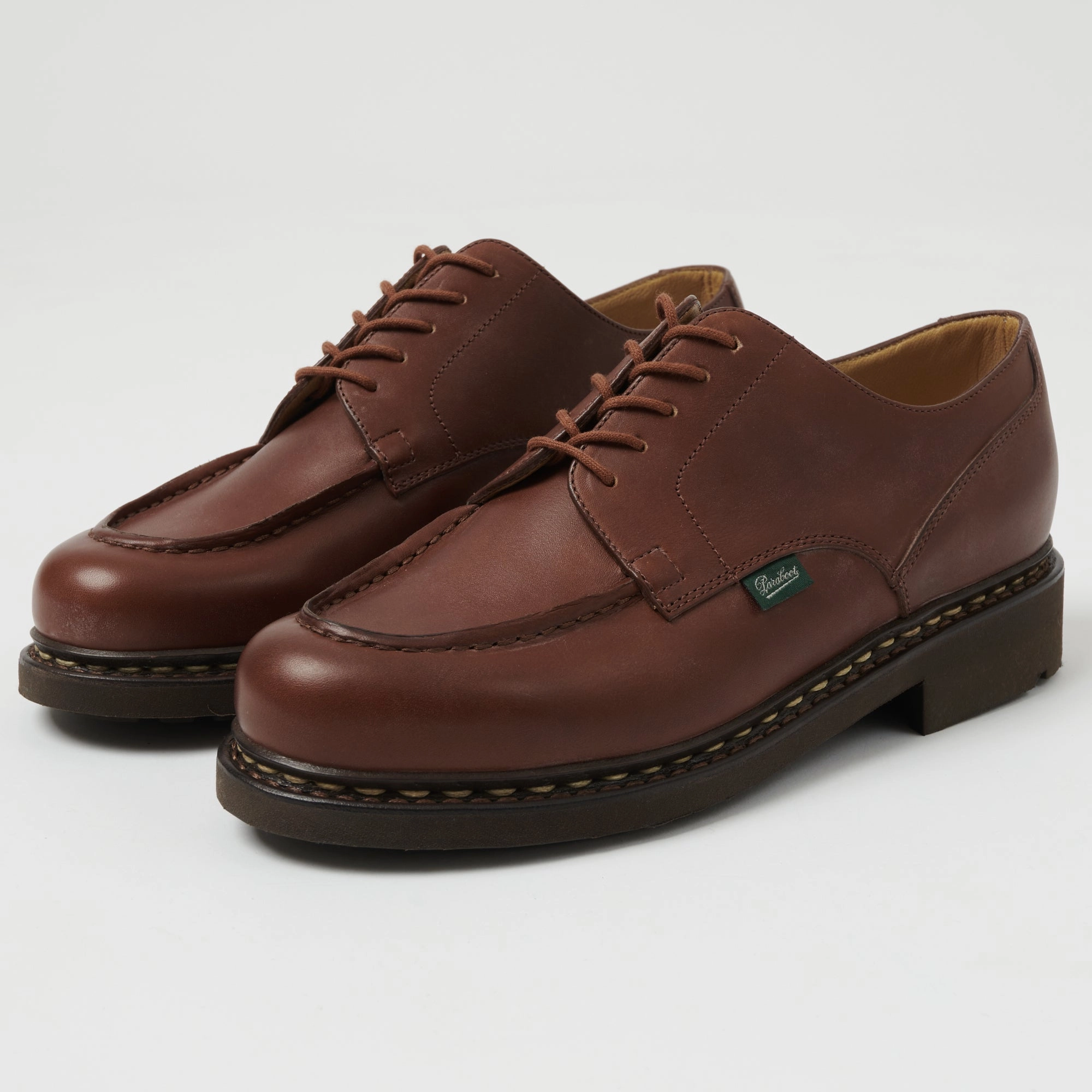 Paraboot Chambord Tex Shoe - Brown Lisse Marron Timeless