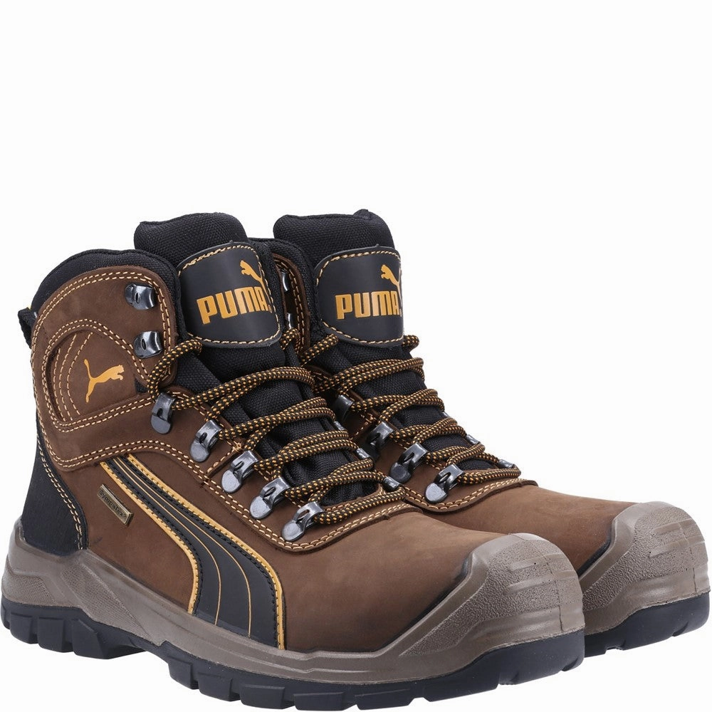 Puma Safety Sierra Nevada Mid Safety Boot Water Resistant Odor Resistant