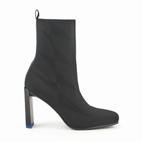 United Nude | Women'S Court Boots | Tara Boot Hi Black | Black Versatile Style