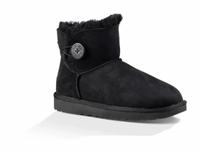 Travel Shoes Odor Control Women??S Ugg Mini Bailey Button Ii ?C Cozy Sheepskin Boot With Versatile Style
