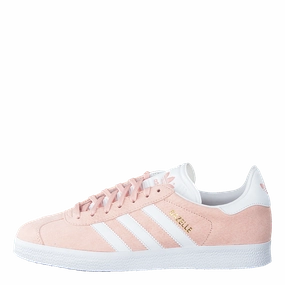 Supportive Shoes Water Resistant Gazelle Vapour Pink F16/White/Gold Met