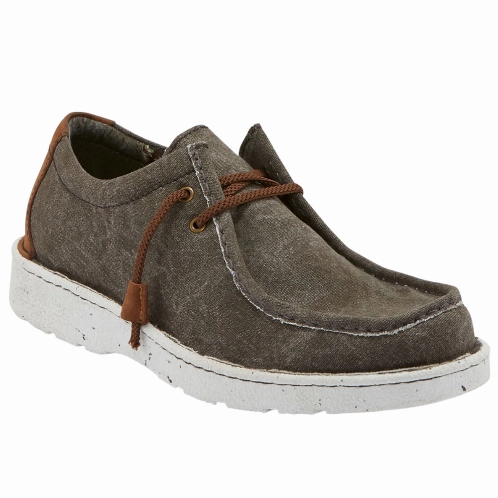 Hazer Moc Toe Slip Ons Ergonomic