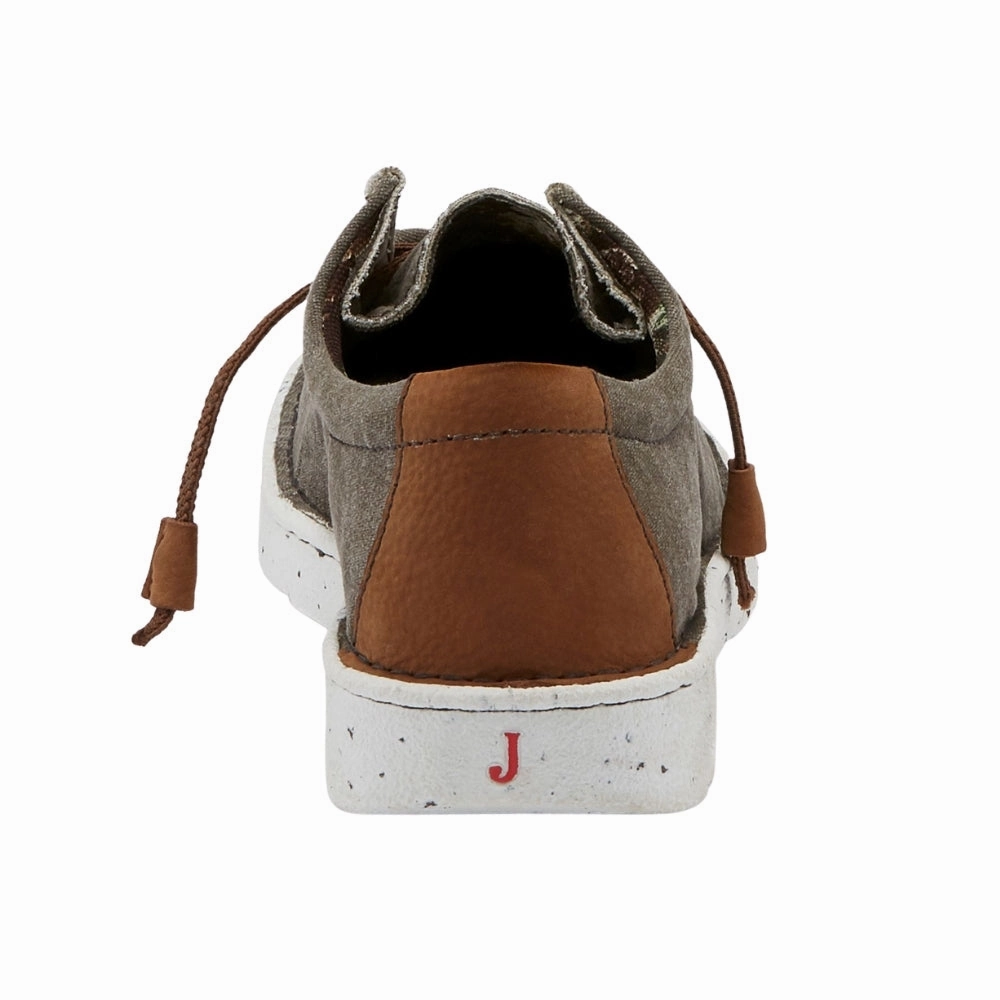 Comfort Heel Rugged Sole Hazer Moc Toe Slip Ons