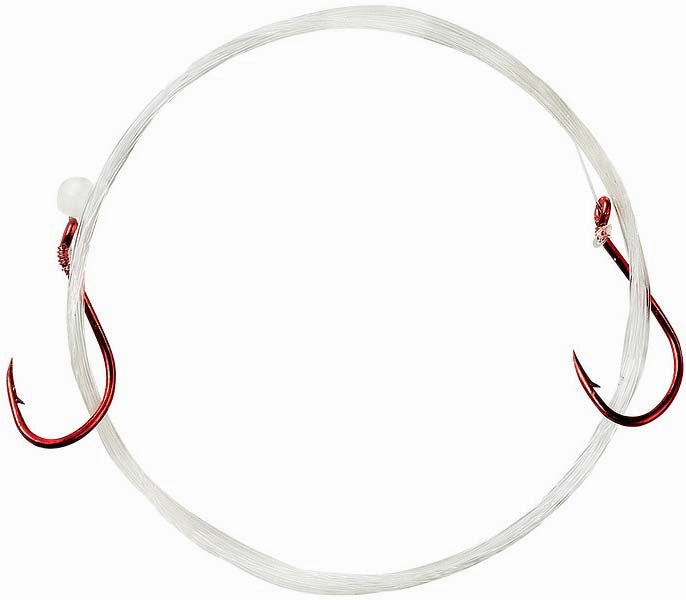 Lindy Rig Snell Crawler 2-Hook Bait Rig 4 pack