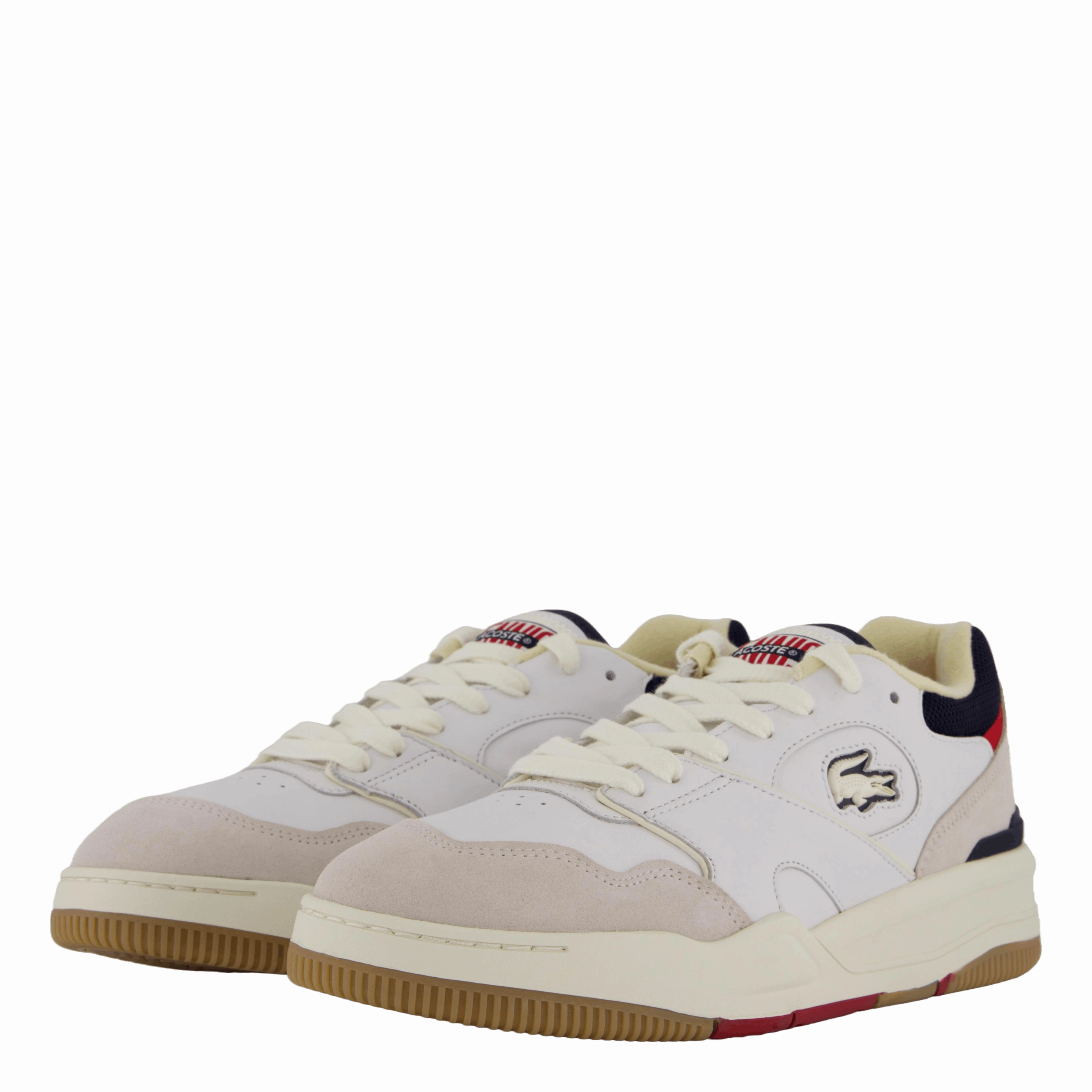 Lineshot Leather Sneakers 40F Off Wht/Gum Wide Fit Functional Footwear