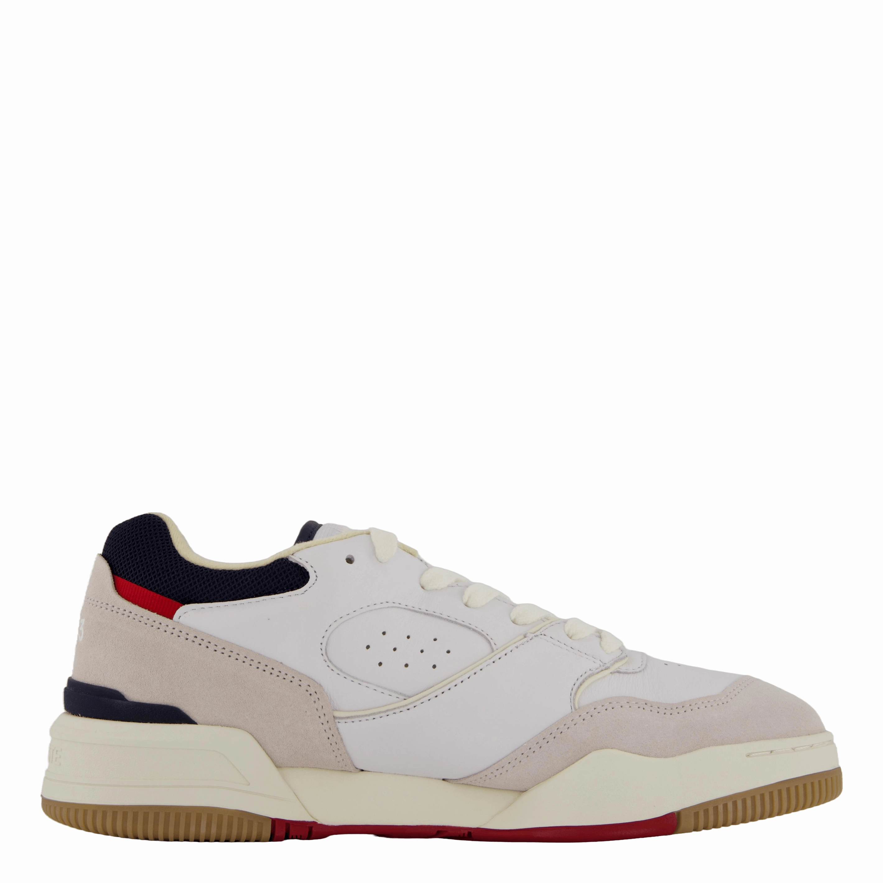 Flat Feet Shoes Slip Resistant Lineshot Leather Sneakers 40F Off Wht/Gum