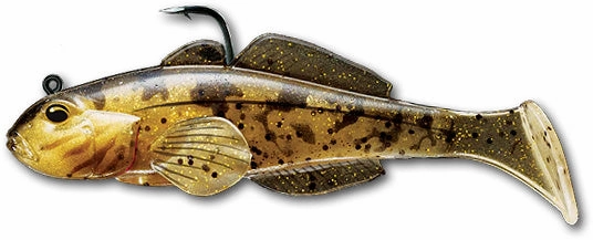 LIVETARGET Goby Paddle Tail Swimbait 3 pack