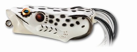 LIVETARGET Popper Frog Hollow Body Topwater Frog